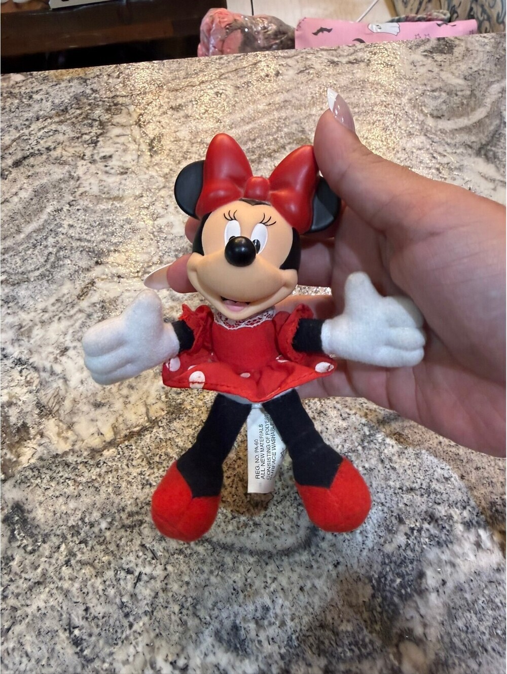Disney Minnie Mouse Plush Toy in Red Dress
